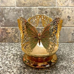 Bath And Body Works Butterfly Three Wick Candle Holder